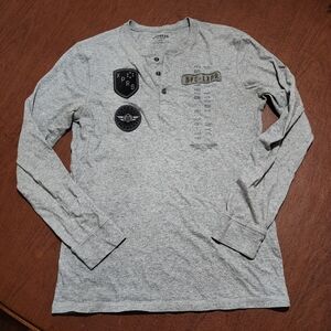 Express Gray Graphic Tee